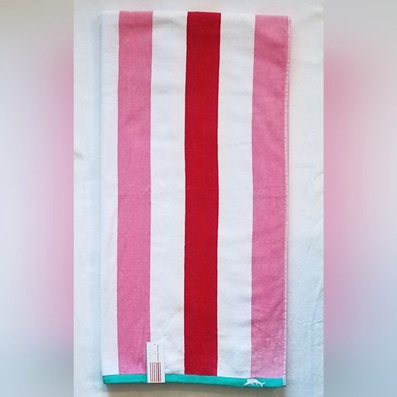 Tommy Bahama Beachside Stripe Oversized Beach Towel - Picture 9 of 10
